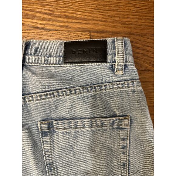 Glassons Jeans Blue Women 6 Oversized Pockets Carpenter - Picture 13 of 13